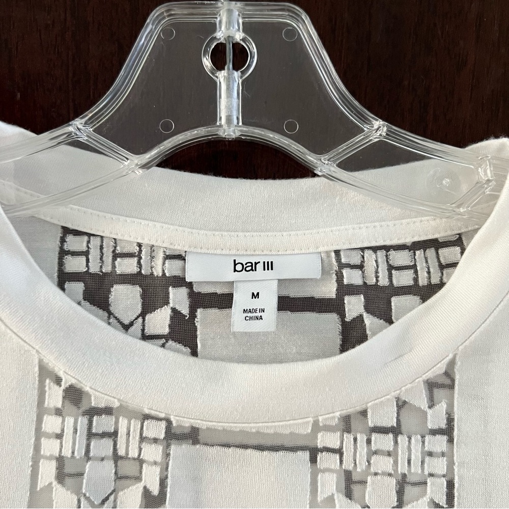 Bar III Geometric Tunic - Picture 5 of 6